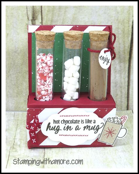 test tubes sealed with love stampin up|How to Make the Cute Test Tube Treat Holder.